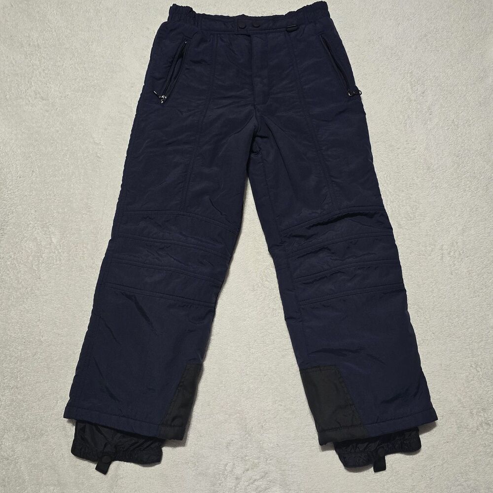 Blackbear 4089 Youth Size L Navy Blue Insulated Ski and Snowboard Winter Pants